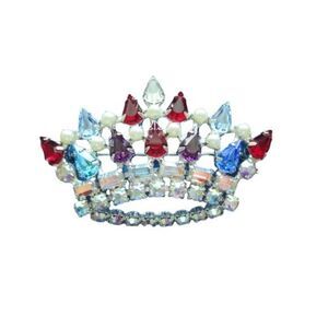 Vintage B. David Family Crown Brooch